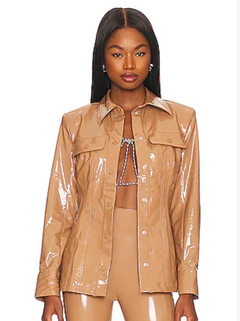 Camila Coelho Taurus Shacket and Pants XS
